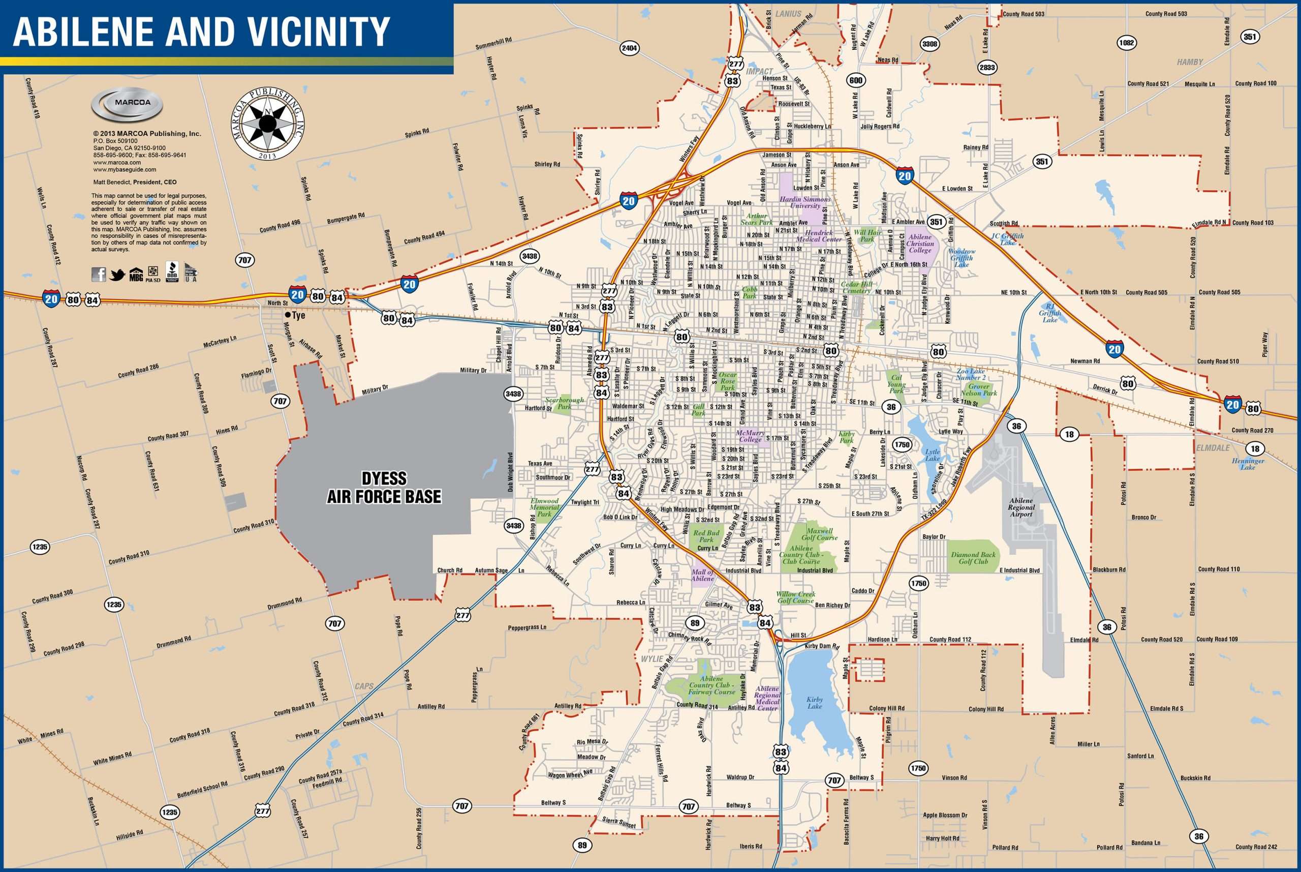 A map of the city of aberdeen and victory.